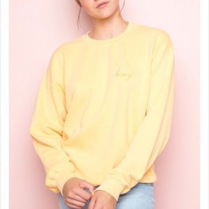 Brandy Melville Honey Sweatshirt 🍯